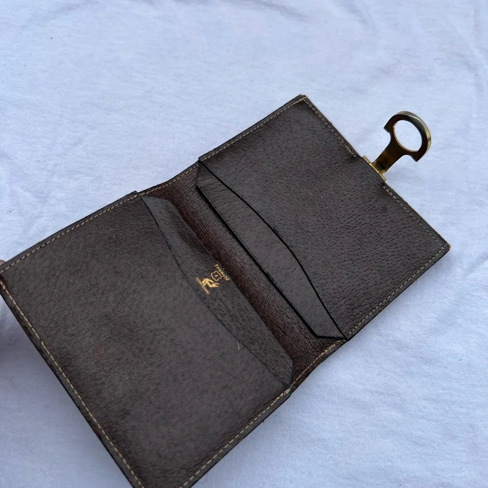 Vintage Italian Leather Bag “Freschi” Stamp – Genuine Leather –